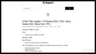 Not much has been revealed in detail by the patch notes (Image via Rockstar Games)